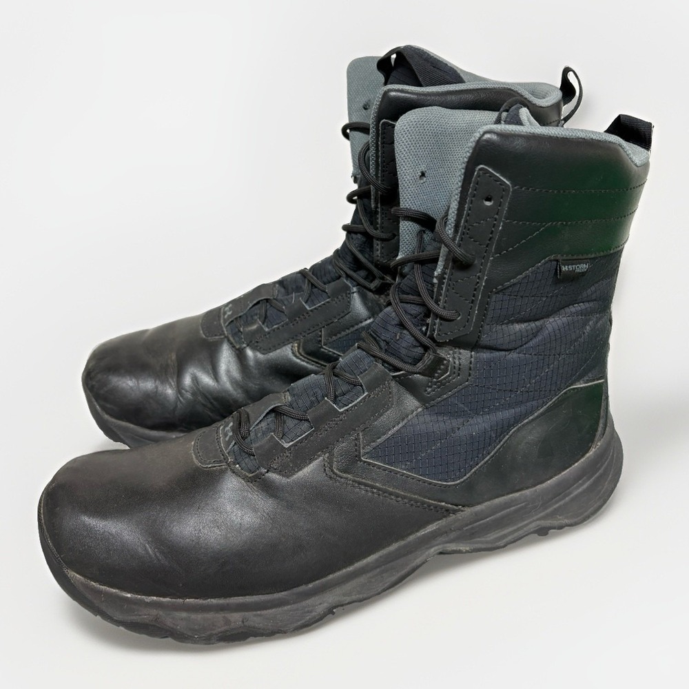 Under Armour Stellar G2 Waterproof Tactical Boots Men's US 14 Black Preowned